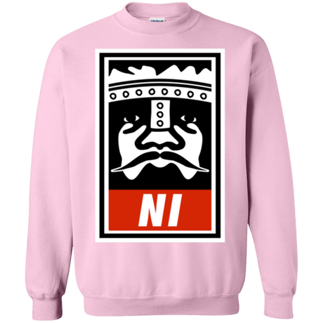 Sweatshirts Light Pink / Small Niid to Obey Crewneck Sweatshirt