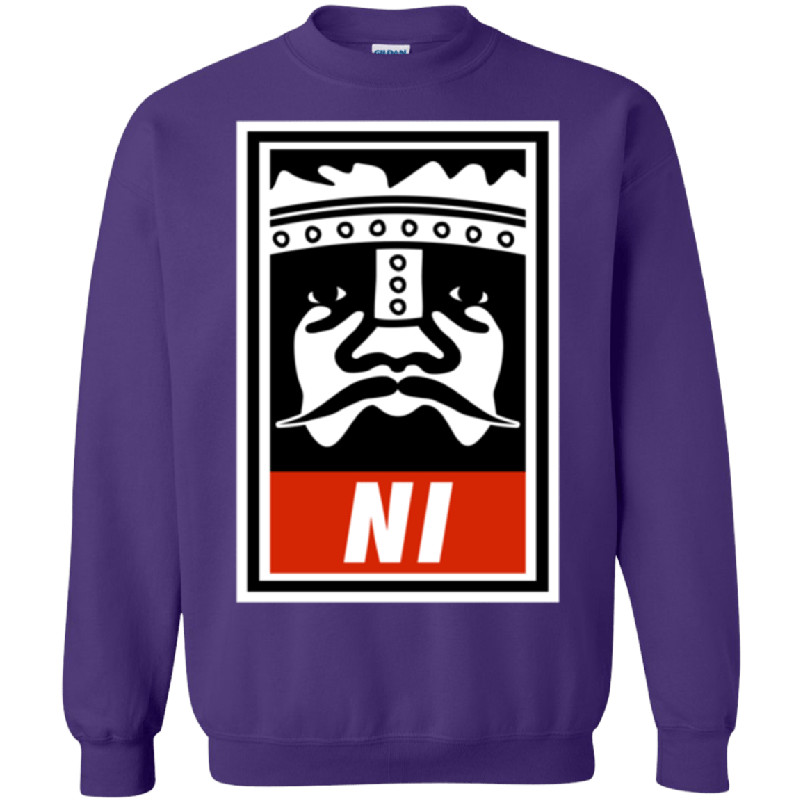 Sweatshirts Purple / Small Niid to Obey Crewneck Sweatshirt