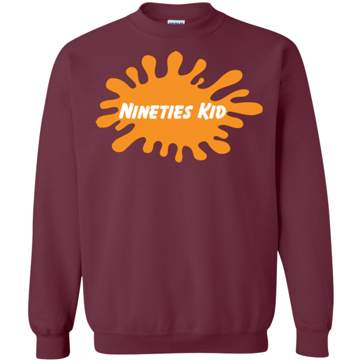 Sweatshirts Maroon / Small Nineties Kid Crewneck Sweatshirt