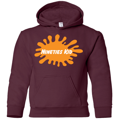 Sweatshirts Maroon / YS Nineties Kid Youth Hoodie