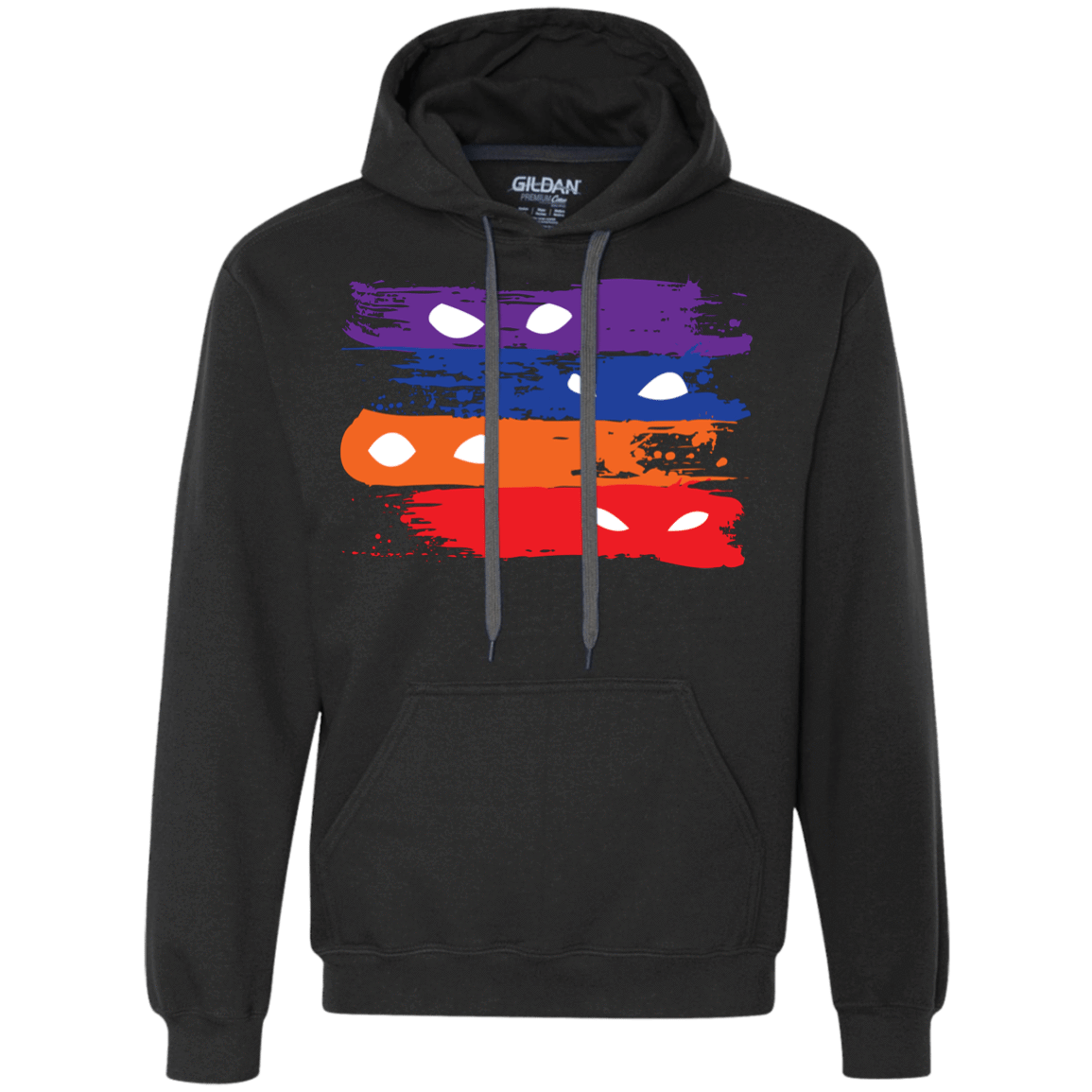 Sweatshirts Black / S Ninja Flag Premium Fleece Hoodie