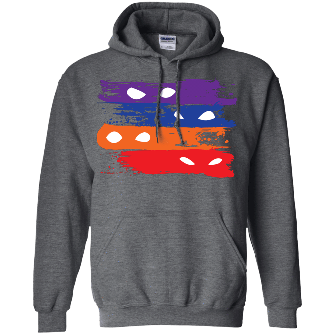 Sweatshirts Dark Heather / S Ninja Flag Pullover Hoodie