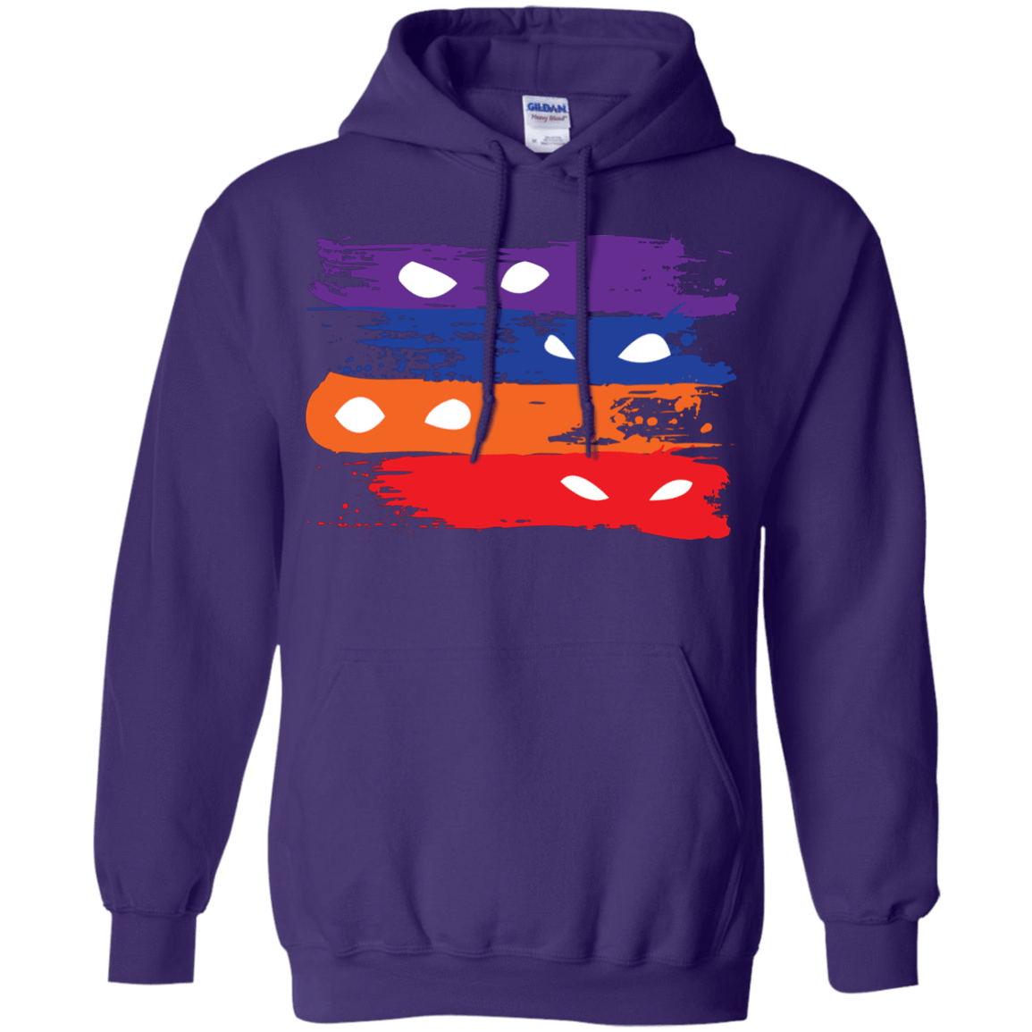 Sweatshirts Purple / S Ninja Flag Pullover Hoodie