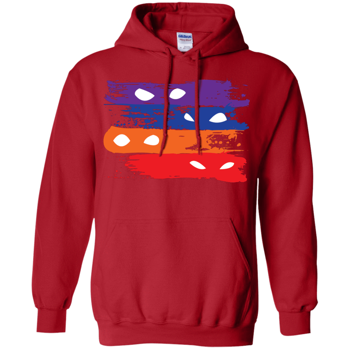 Sweatshirts Red / S Ninja Flag Pullover Hoodie