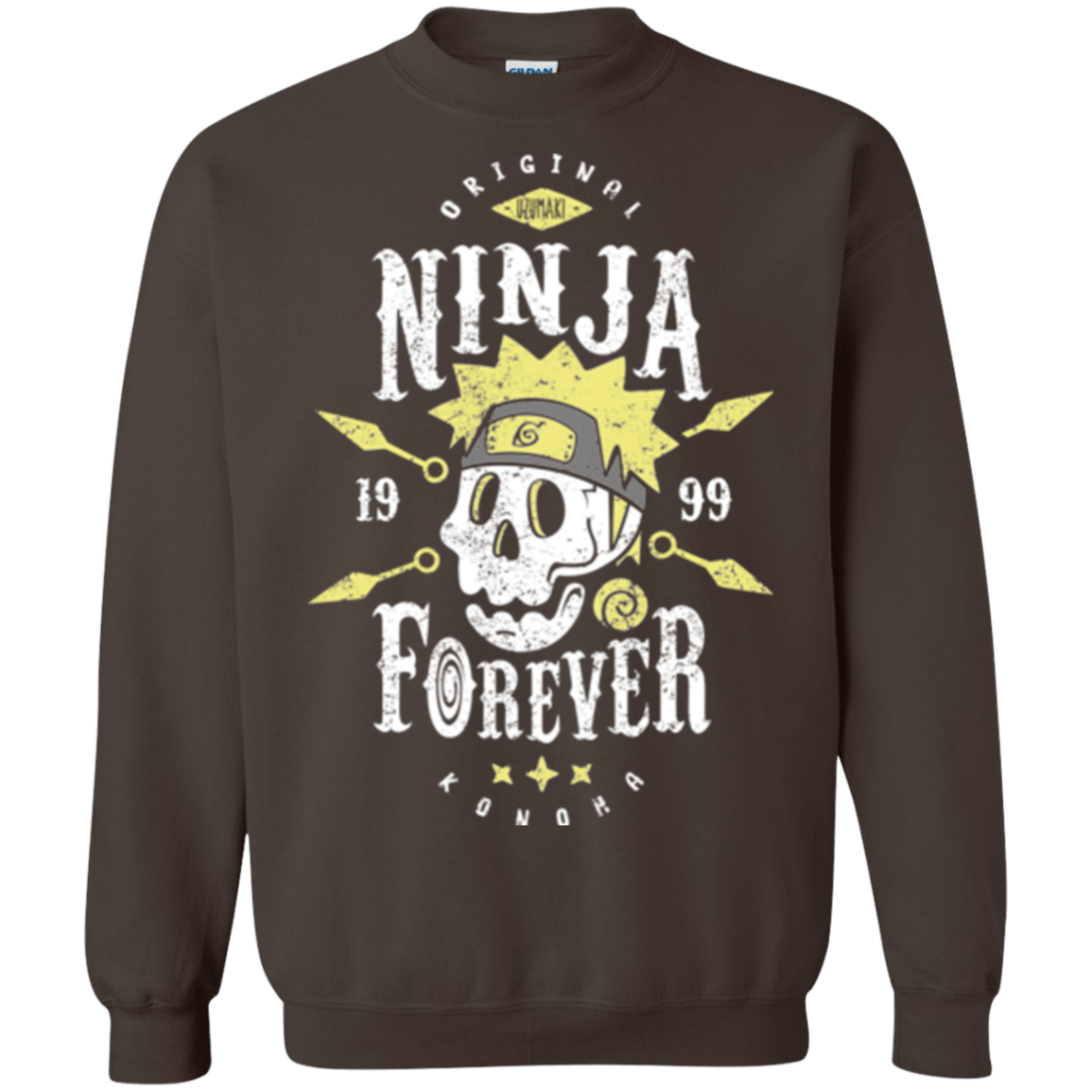 Sweatshirts Dark Chocolate / Small Ninja Forever Crewneck Sweatshirt
