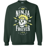 Sweatshirts Forest Green / Small Ninja Forever Crewneck Sweatshirt