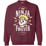 Sweatshirts Maroon / Small Ninja Forever Crewneck Sweatshirt