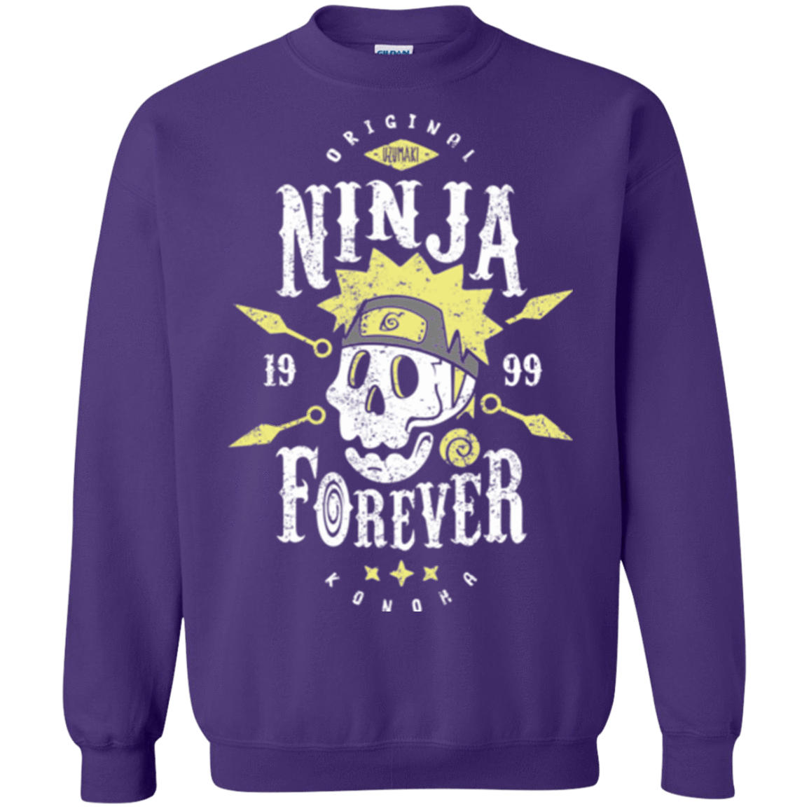 Sweatshirts Purple / Small Ninja Forever Crewneck Sweatshirt