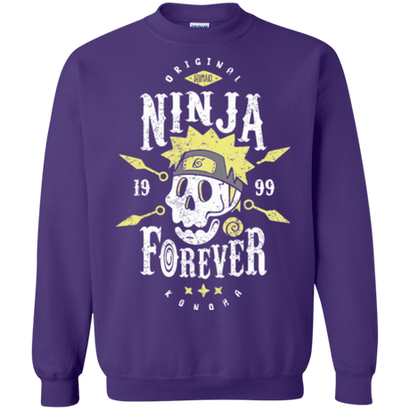 Sweatshirts Purple / Small Ninja Forever Crewneck Sweatshirt