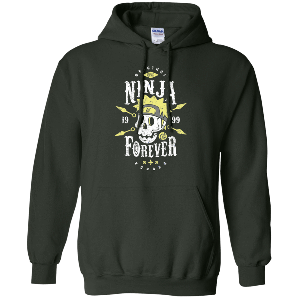 Sweatshirts Forest Green / Small Ninja Forever Pullover Hoodie