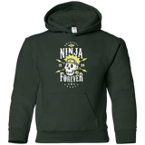Sweatshirts Forest Green / YS Ninja Forever Youth Hoodie