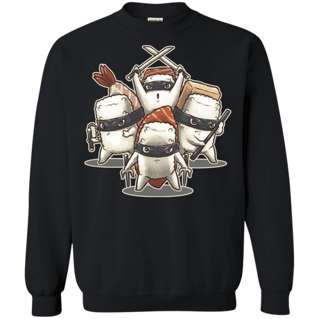 Sweatshirts Black / S Ninja Sushi Crewneck Sweatshirt