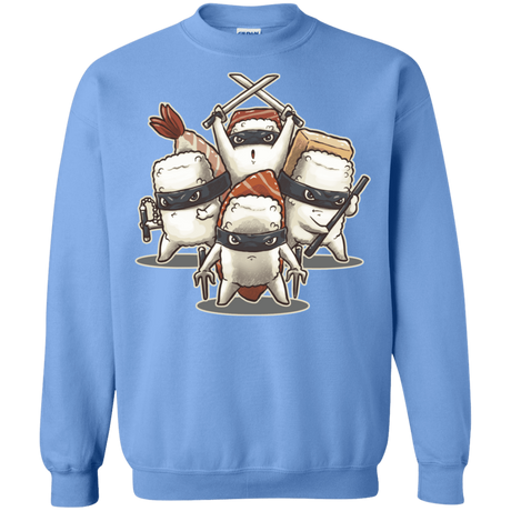 Sweatshirts Carolina Blue / S Ninja Sushi Crewneck Sweatshirt