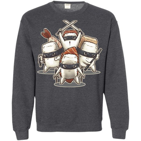 Sweatshirts Dark Heather / S Ninja Sushi Crewneck Sweatshirt