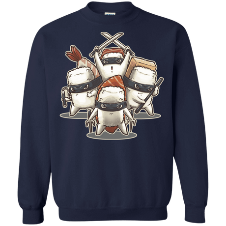 Sweatshirts Navy / S Ninja Sushi Crewneck Sweatshirt