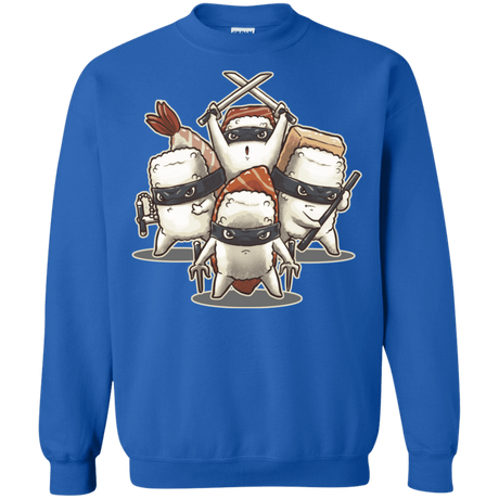 Sweatshirts Royal / S Ninja Sushi Crewneck Sweatshirt