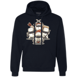 Sweatshirts Navy / S Ninja Sushi Premium Fleece Hoodie