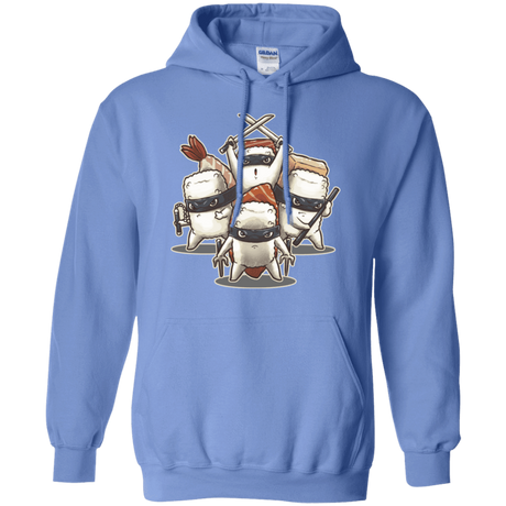 Sweatshirts Carolina Blue / S Ninja Sushi Pullover Hoodie