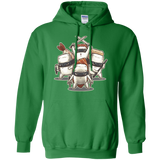 Sweatshirts Irish Green / S Ninja Sushi Pullover Hoodie