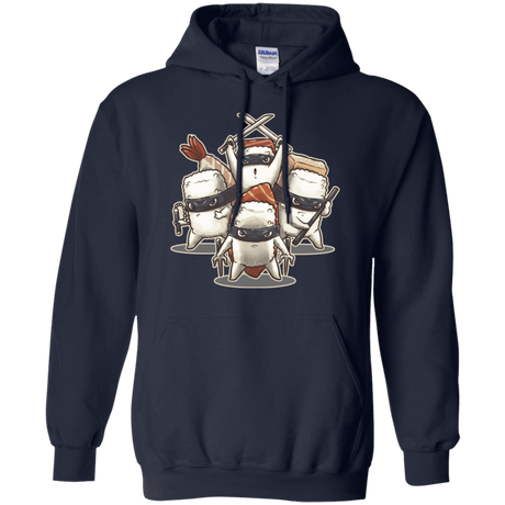 Sweatshirts Navy / S Ninja Sushi Pullover Hoodie