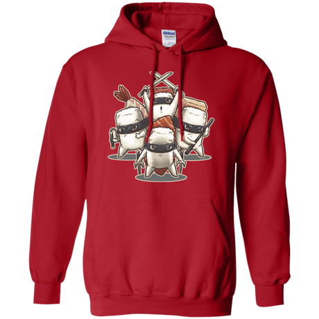 Sweatshirts Red / S Ninja Sushi Pullover Hoodie