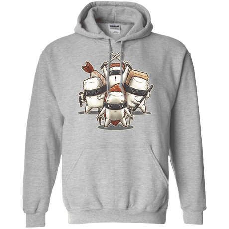 Sweatshirts Sport Grey / S Ninja Sushi Pullover Hoodie