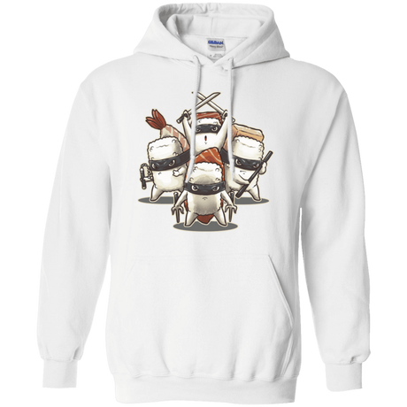 Sweatshirts White / S Ninja Sushi Pullover Hoodie