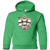 Sweatshirts Irish Green / YS Ninja Sushi Youth Hoodie