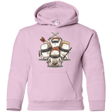 Sweatshirts Light Pink / YS Ninja Sushi Youth Hoodie