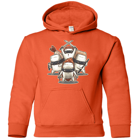 Sweatshirts Orange / YS Ninja Sushi Youth Hoodie