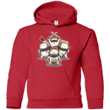 Sweatshirts Red / YS Ninja Sushi Youth Hoodie