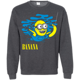 Sweatshirts Dark Heather / Small Nirvana Banana Crewneck Sweatshirt