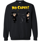 Sweatshirts Black / Small No Capes Crewneck Sweatshirt