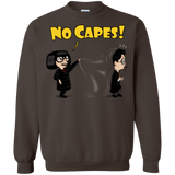 Sweatshirts Dark Chocolate / Small No Capes Crewneck Sweatshirt
