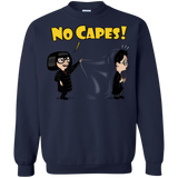 Sweatshirts Navy / Small No Capes Crewneck Sweatshirt