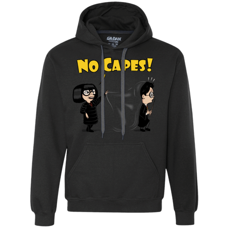 Sweatshirts Black / Small No Capes Premium Fleece Hoodie