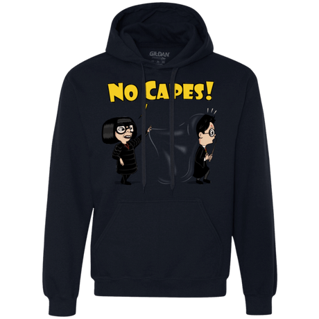 Sweatshirts Navy / Small No Capes Premium Fleece Hoodie