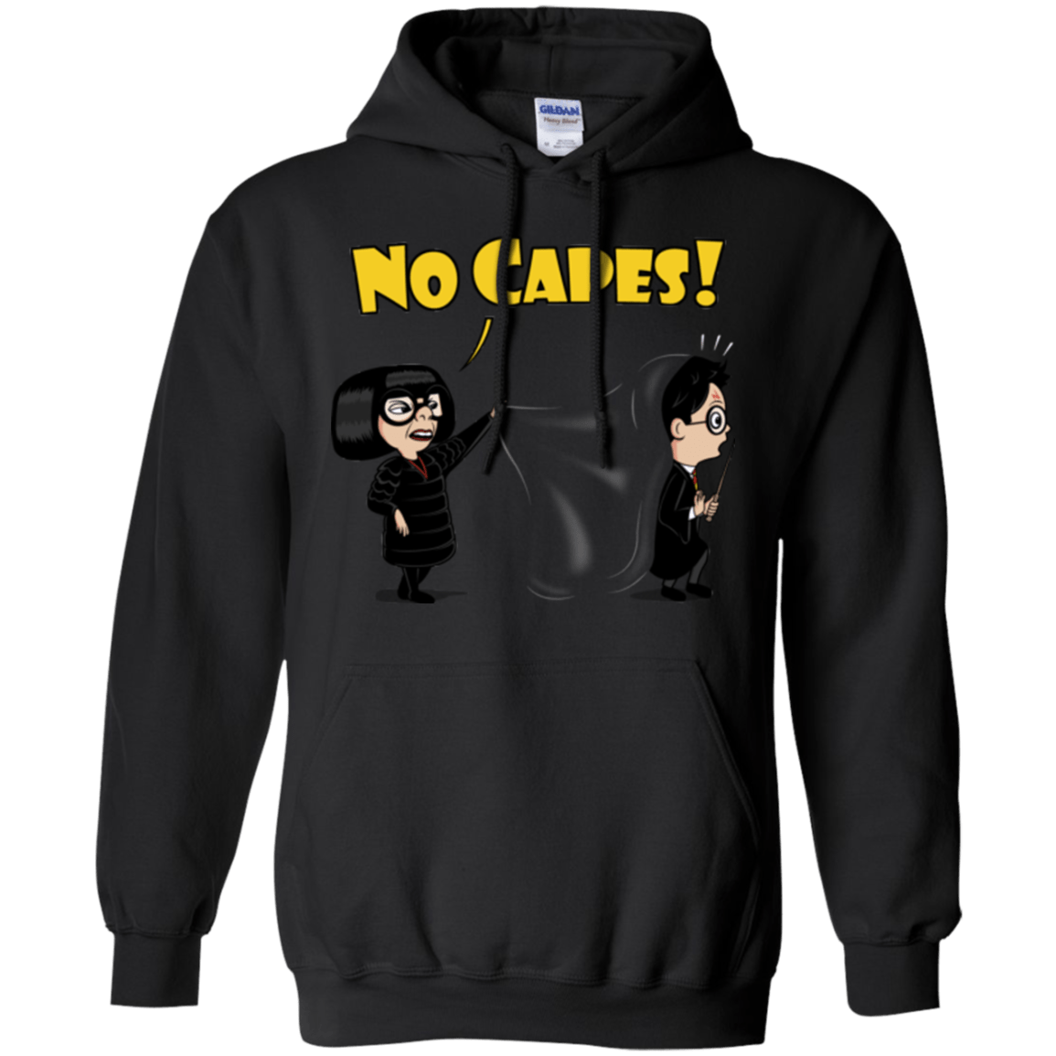 Sweatshirts Black / Small No Capes Pullover Hoodie