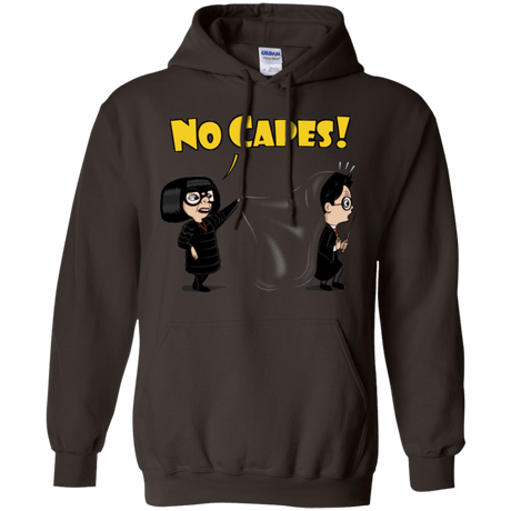 Sweatshirts Dark Chocolate / Small No Capes Pullover Hoodie