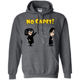 Sweatshirts Dark Heather / Small No Capes Pullover Hoodie