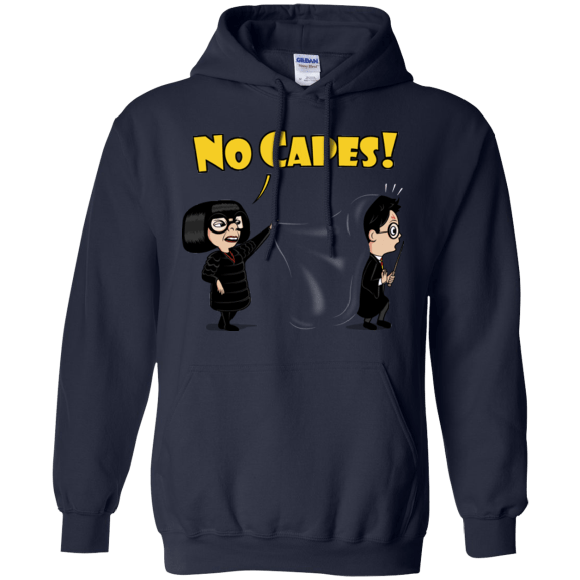 Sweatshirts Navy / Small No Capes Pullover Hoodie