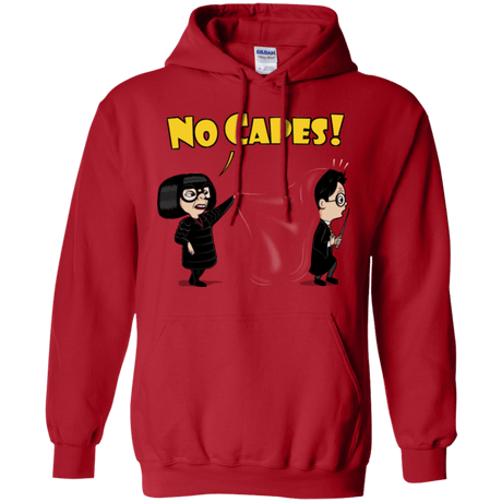 Sweatshirts Red / Small No Capes Pullover Hoodie