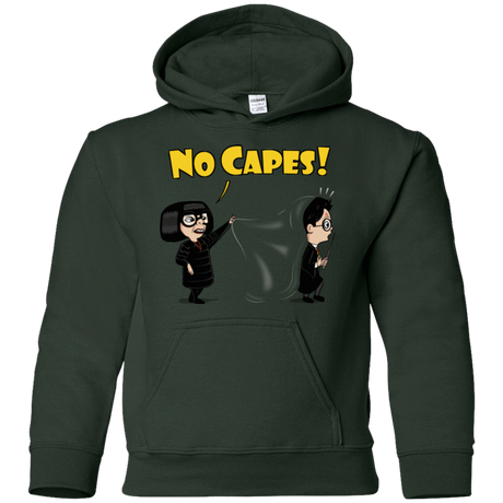 Sweatshirts Forest Green / YS No Capes Youth Hoodie