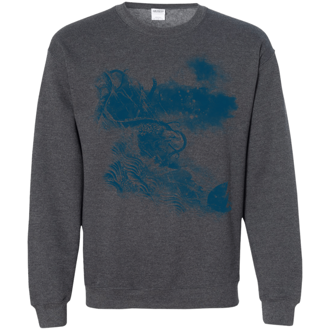 Sweatshirts Dark Heather / S No Escape Crewneck Sweatshirt