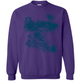 Sweatshirts Purple / S No Escape Crewneck Sweatshirt