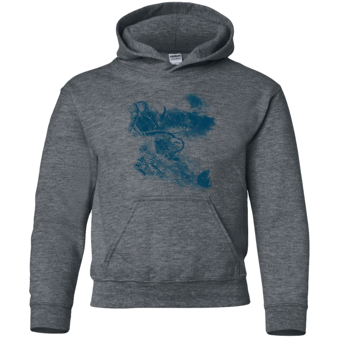 Sweatshirts Dark Heather / YS No Escape Youth Hoodie