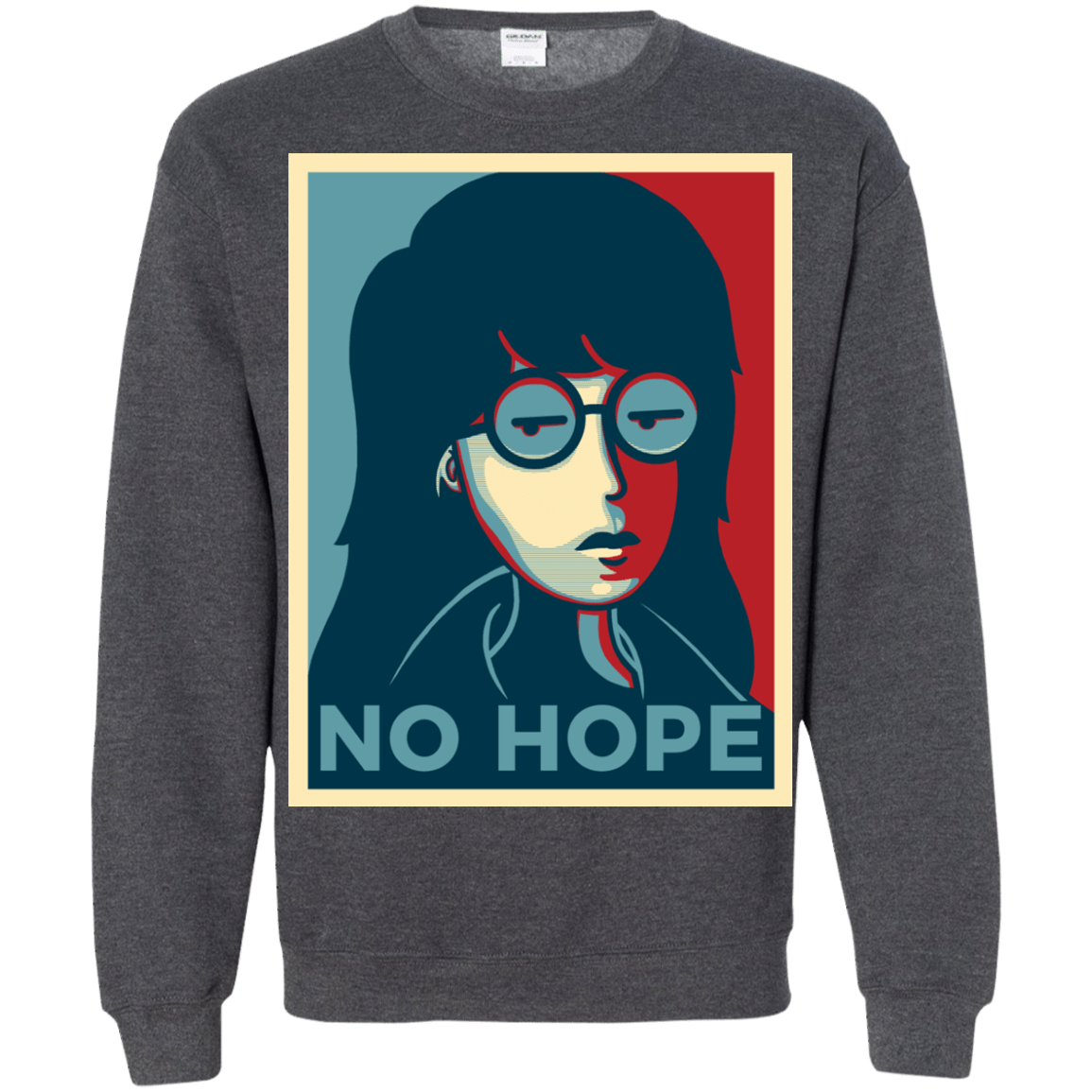 Sweatshirts Dark Heather / S No Life. No Hope. No Future Crewneck Sweatshirt