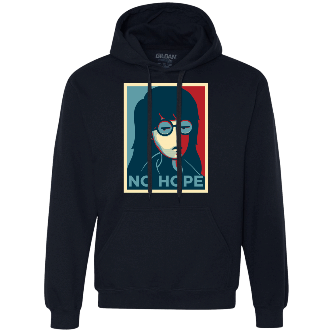 Sweatshirts Navy / S No Life. No Hope. No Future Premium Fleece Hoodie