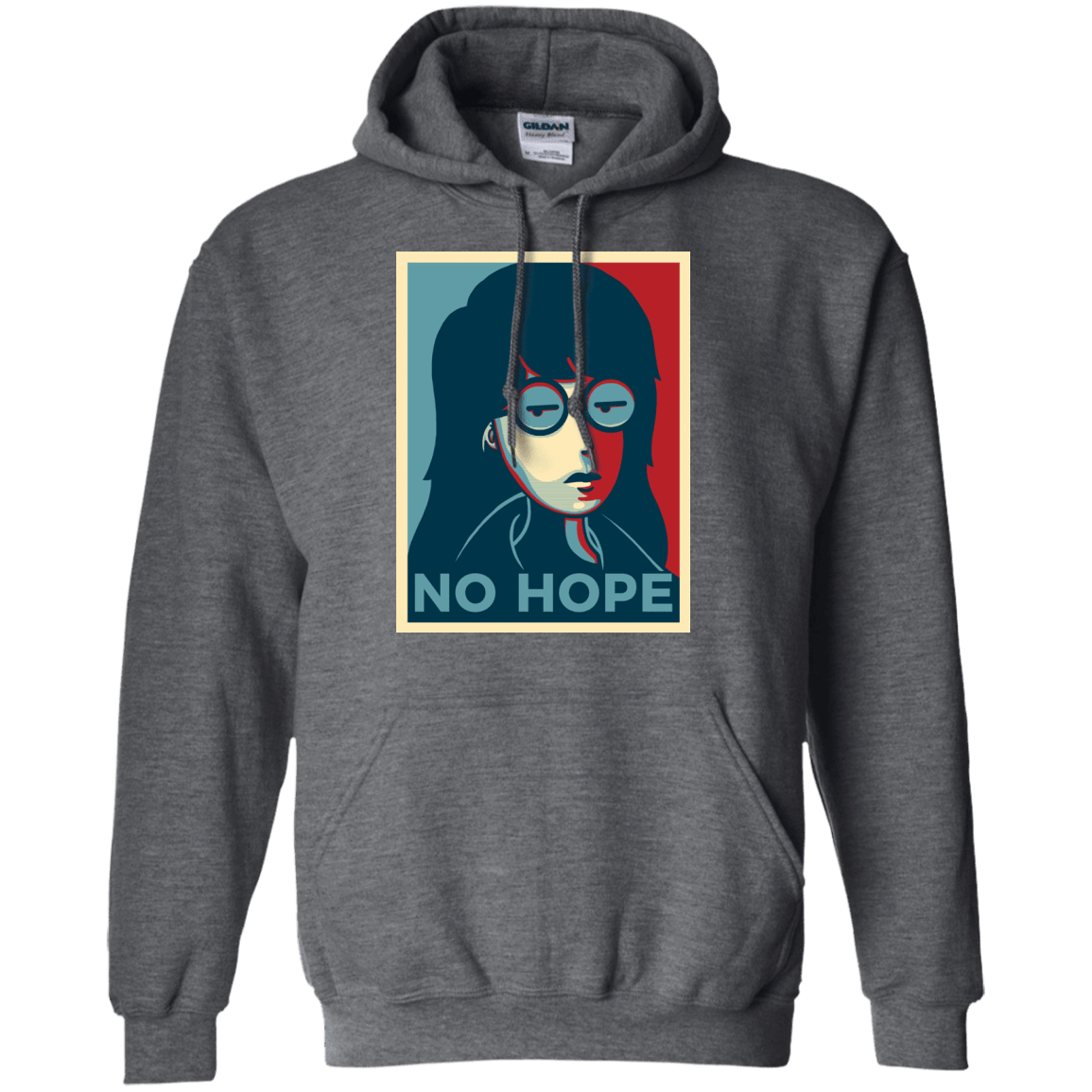 Sweatshirts Dark Heather / S No Life. No Hope. No Future Pullover Hoodie
