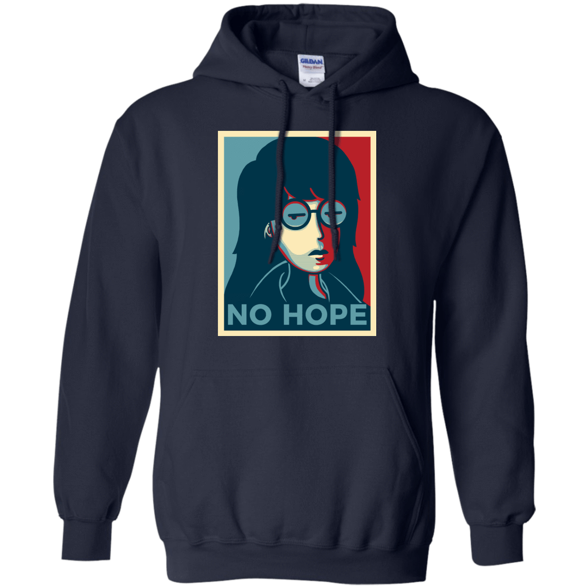 Sweatshirts Navy / S No Life. No Hope. No Future Pullover Hoodie